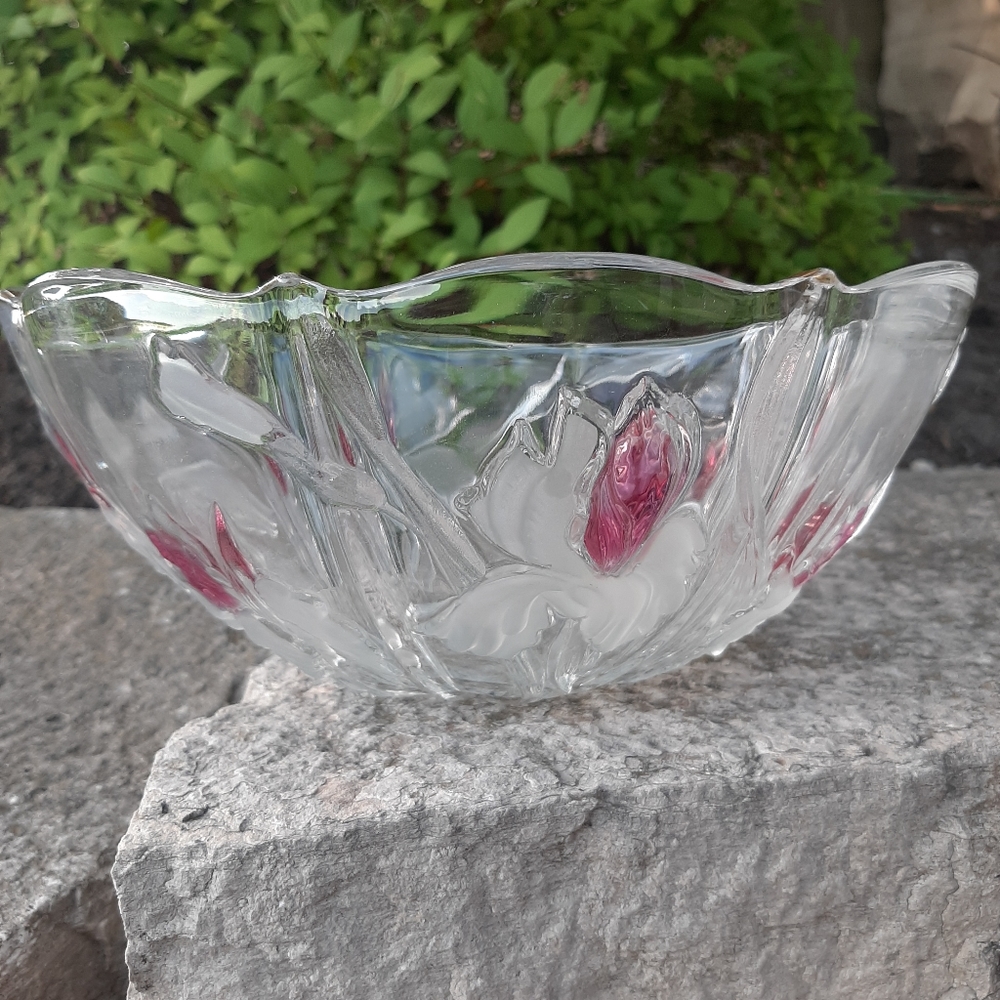 Beautiful vintage fruit bowl/ salad bowl with 4 side bowls - Picture 6 of 6